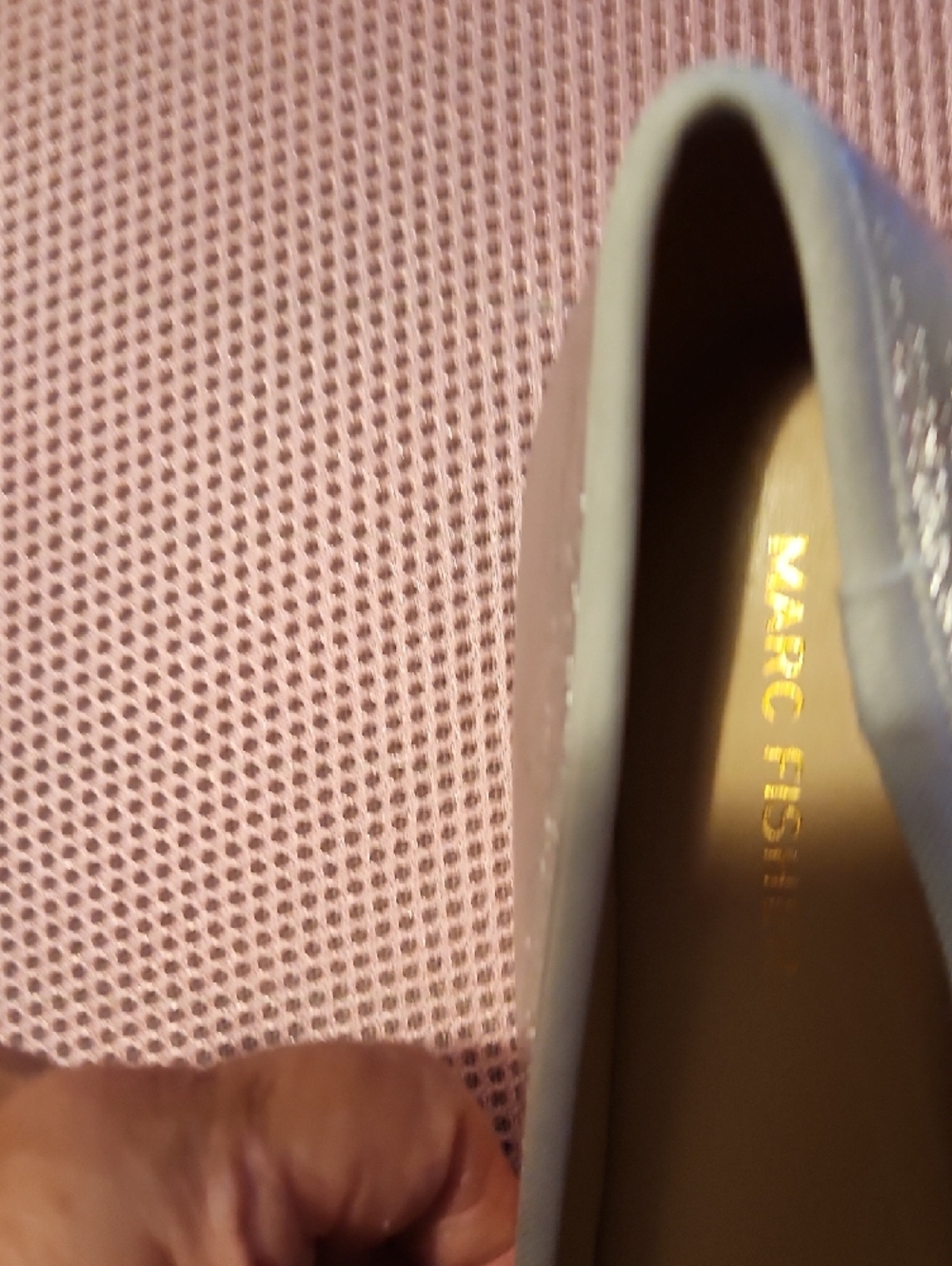 Michael Kors Rose Gold Ballet Flats with Studded Bow - Picture 3 of 7